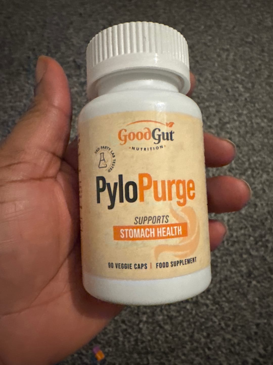 Customer photo review of PyloPurge - Herbal Treatment For H Pylori Bacteria