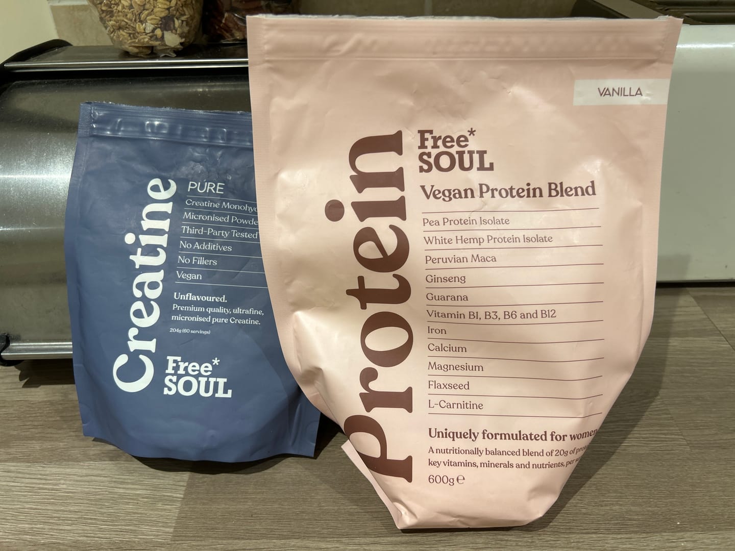 Customer photo review of Vegan Protein Blend
