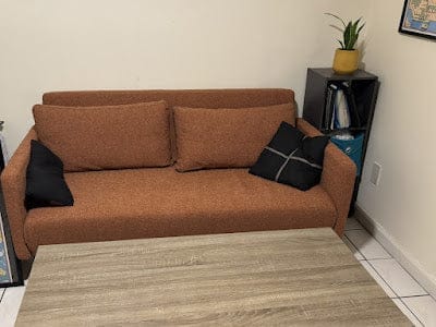 Customer photo review of Modi 2人位梳化床/多功能沙發