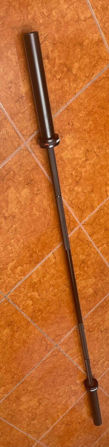 Customer photo review of Barra Olímpica Negra Cerakote 15kg IRONSIDE
