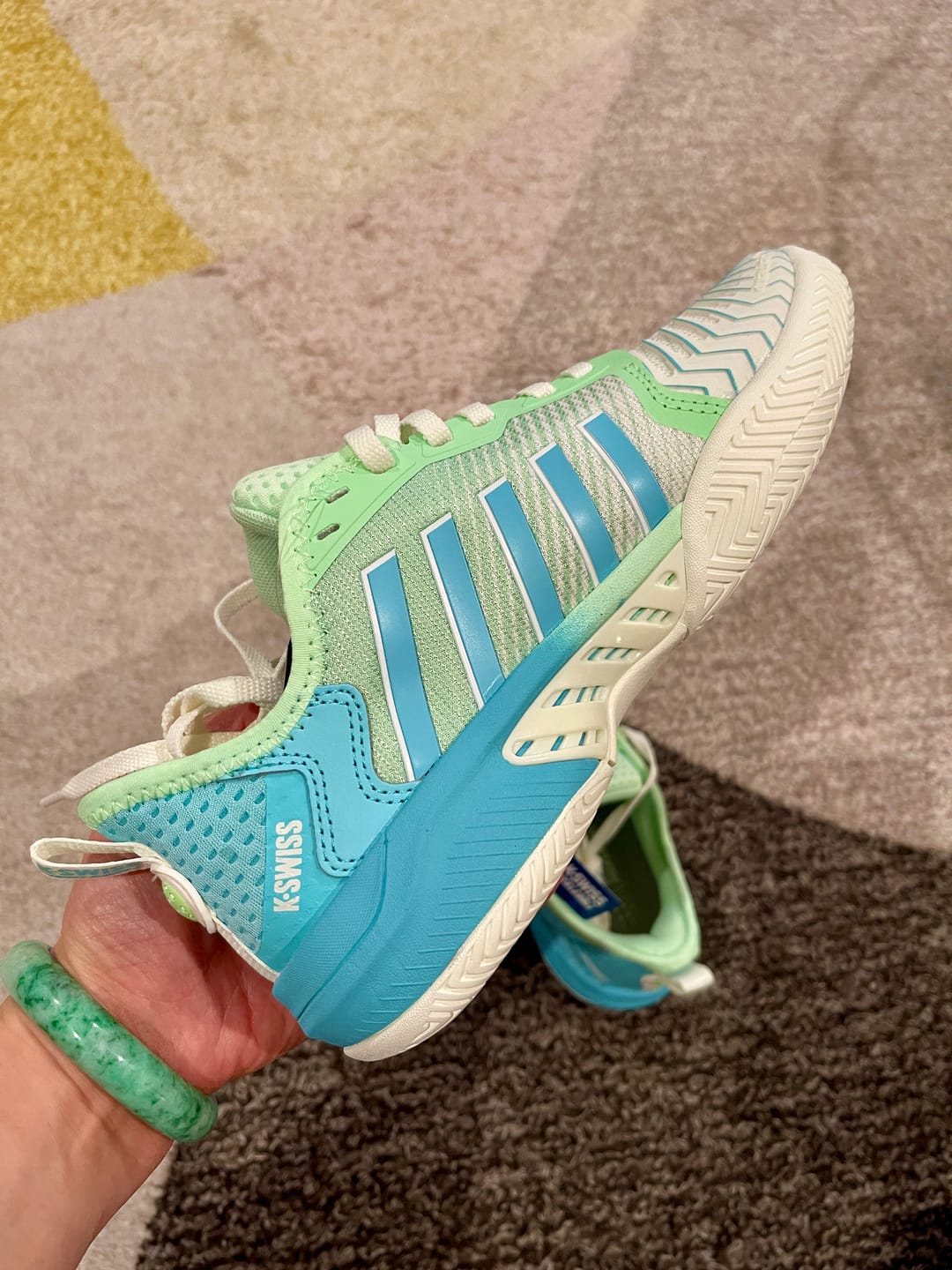 Customer photo review of 97916-258-M | PICKLEBALL SUPREME | EGRET/PATINA GREEN