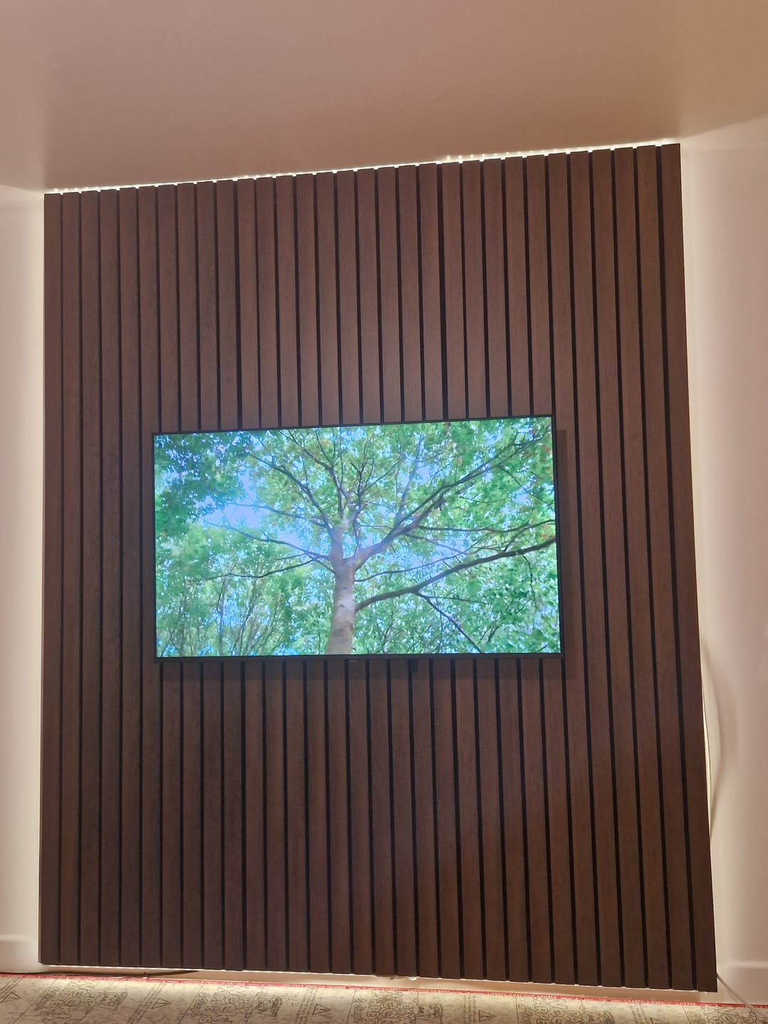 Customer photo review of Premium Acoustic Slatted Wall Panel (50mm thickness)