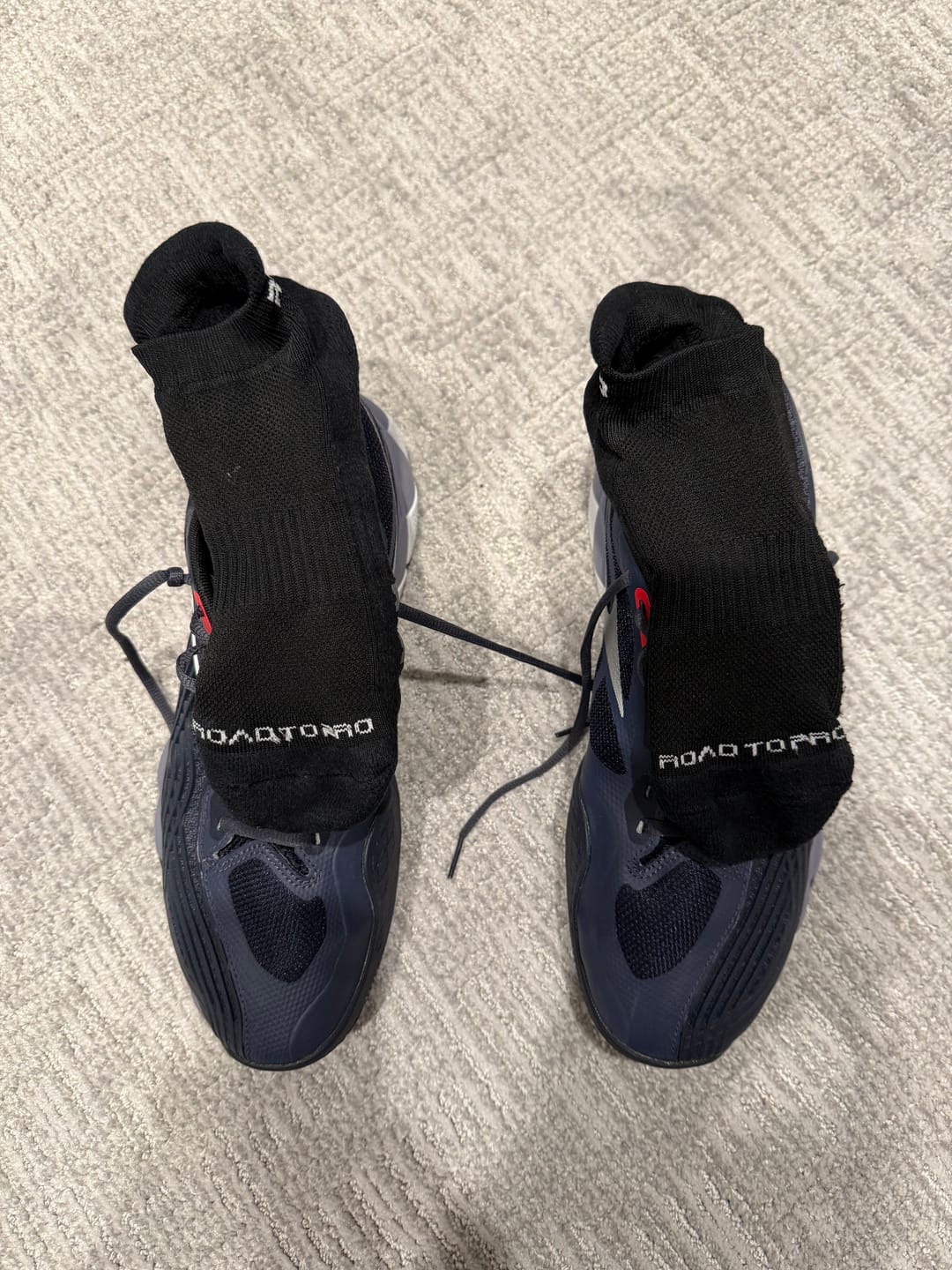 Customer photo review of NEW! RTP ULTRAGRIP V2 Dual sided Non-slip Technology Ankle Socks