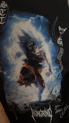 Customer photo review of [Limited Edition] 'Dragon Ball: Goku Ultra Instinct' Box Hoodie