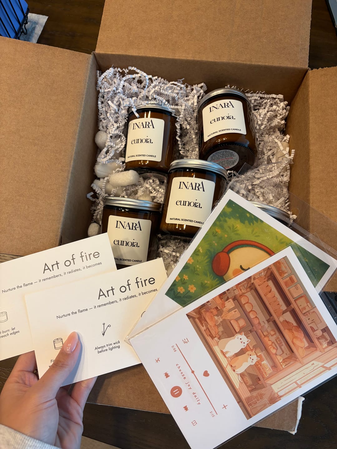 Customer photo review of Eunoia — Soft Rosewood