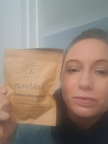 Customer photo review of Mushroom Gummies