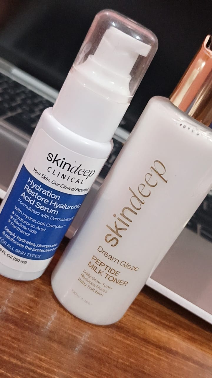 Customer photo review of Hydration Restore Hyaluronic Acid Serum