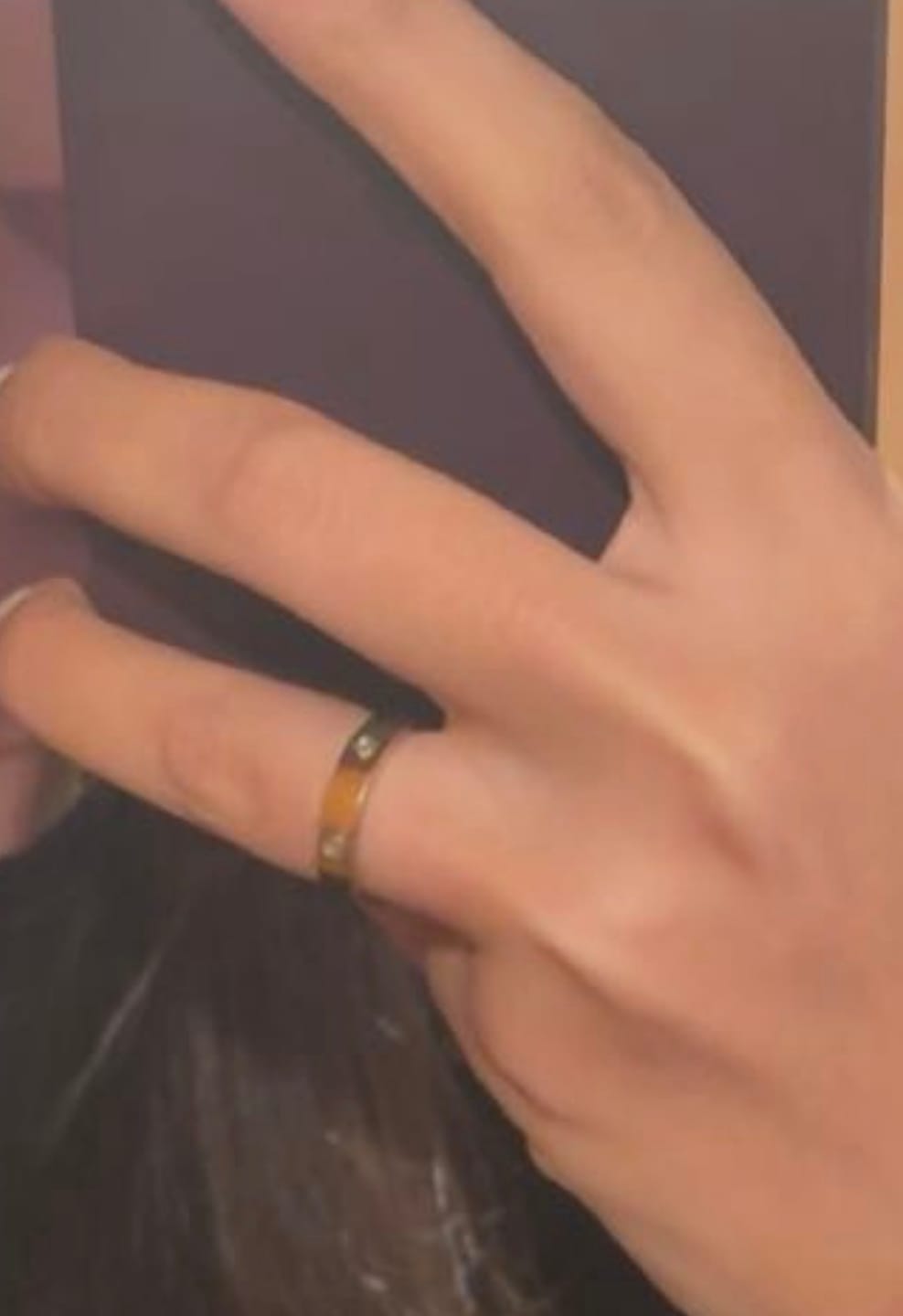 Customer photo review of Arianna Ring | 18K vergoldet