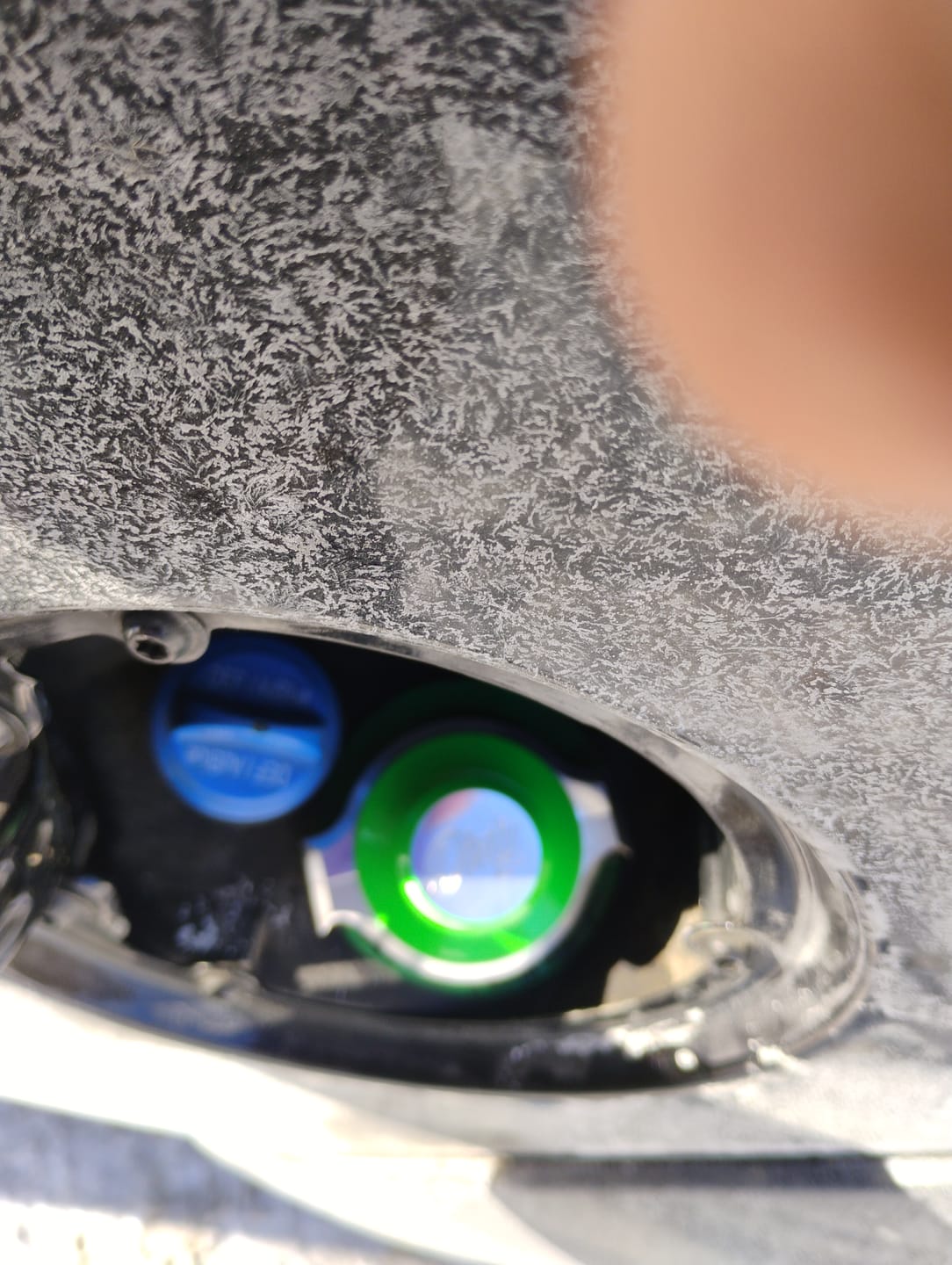 Customer photo review of 2013-2018 RAM Billet Fuel Filler Cap Fix Kit (A036/A049)