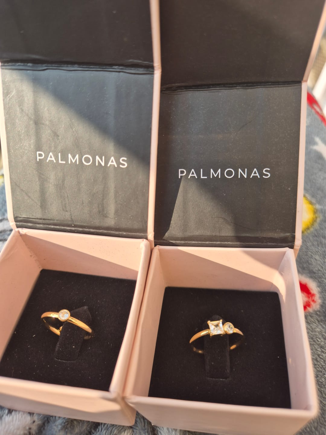 Customer photo review of Duo Gem CZ Statement Ring