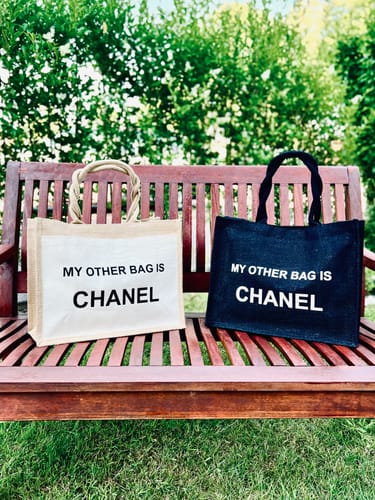 Customer photo review of Jutetasche My other Bag is black