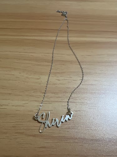 Customer photo review of Collana Nome Firma