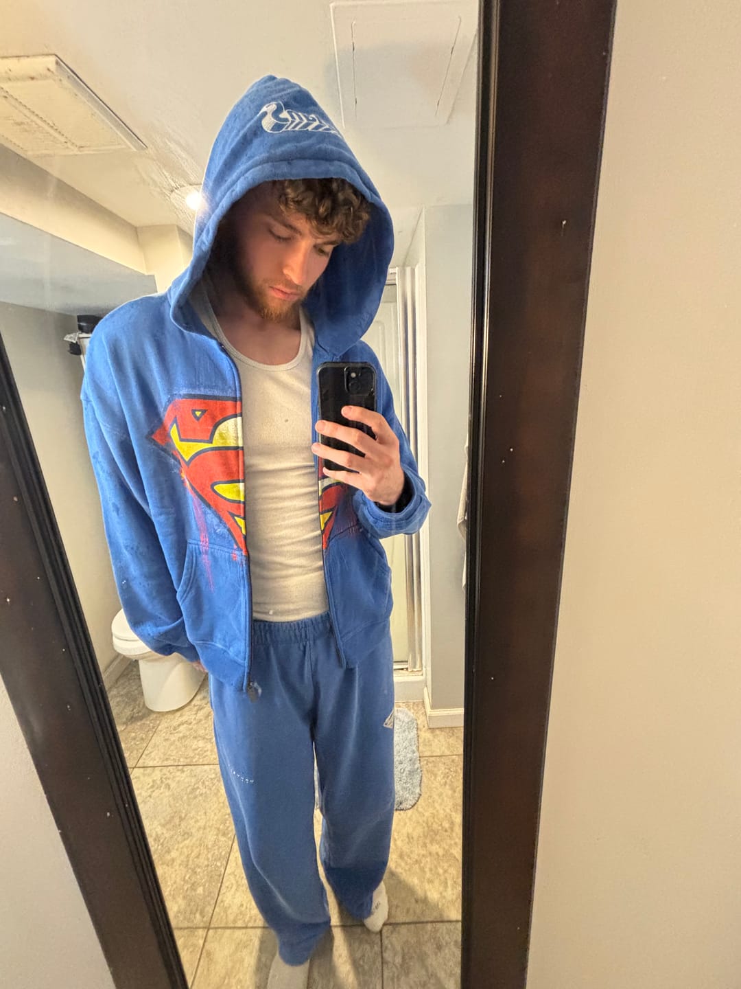 Customer photo review of 2032 - Superman Sweats