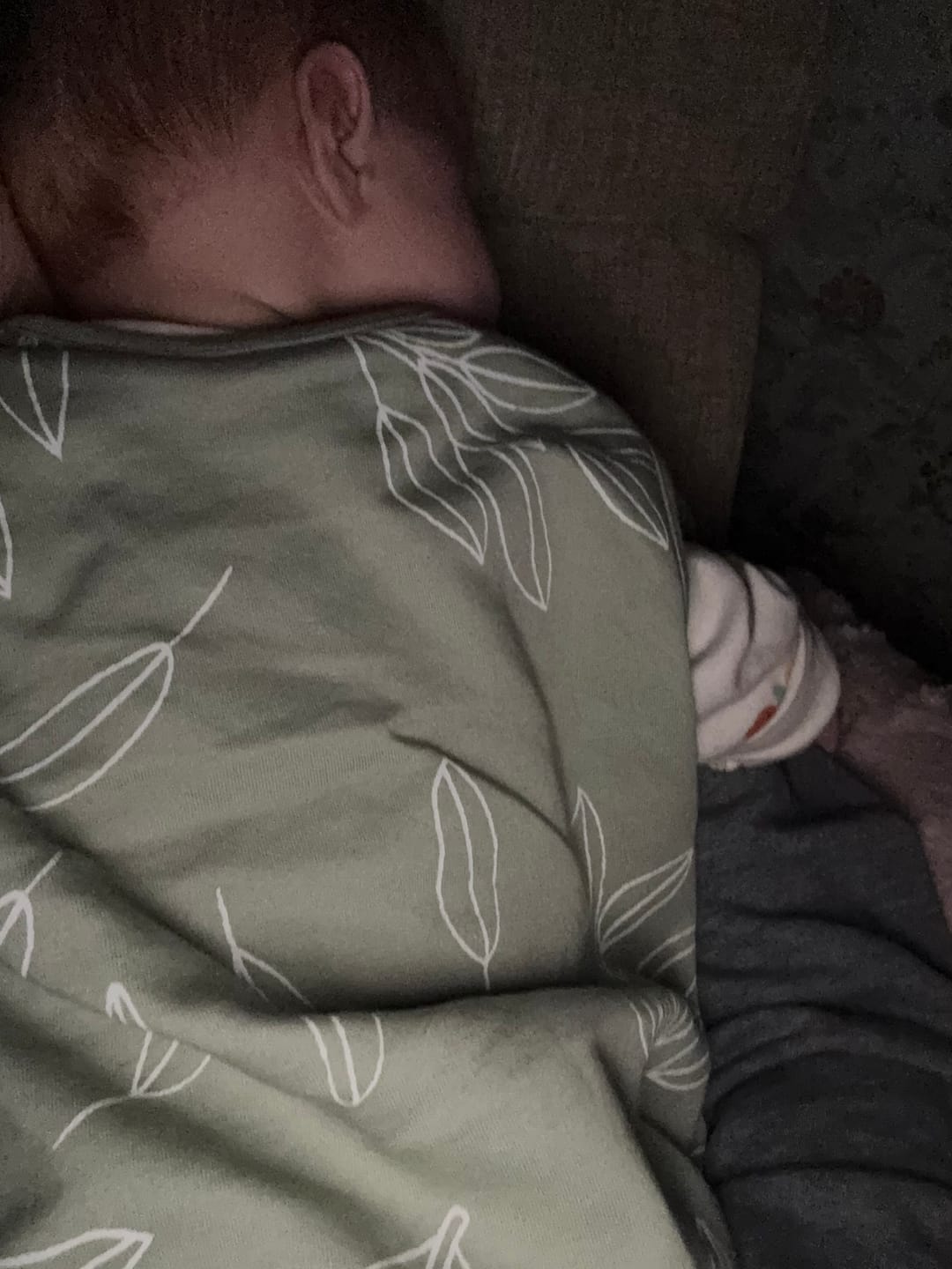 Customer photo review of 4 Season® Classic Baby Sleeping Bag, Merino Wool & Organic Cotton, Sage