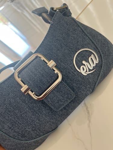 Customer photo review of Denim Lily Shoulder Bag