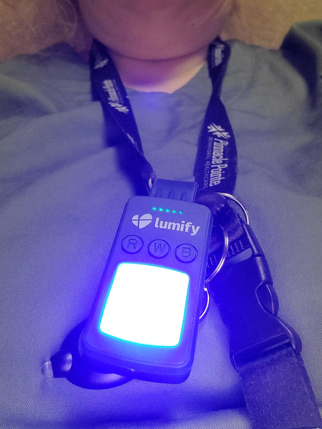 Customer photo review of uNight Light 2.0 + FREE Case