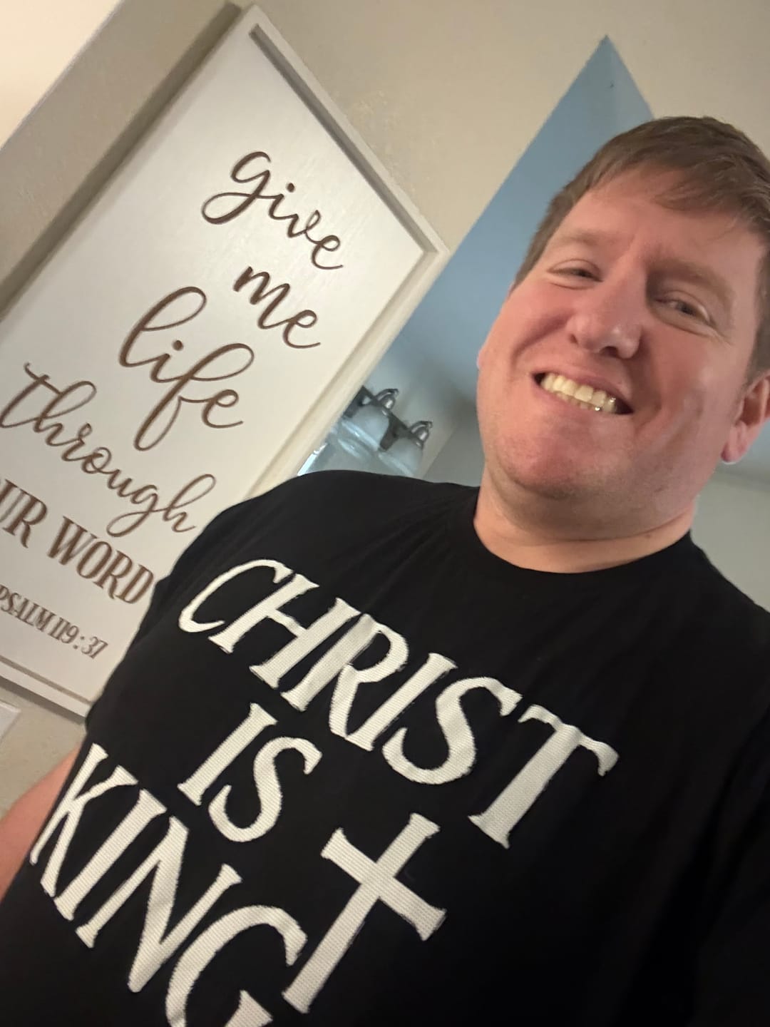 Customer photo review of Jesus is King T-Shirt