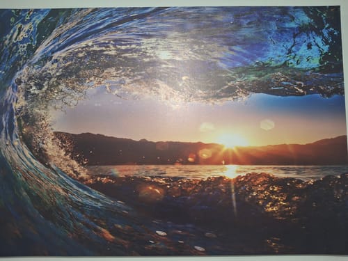 Customer photo review of Splendid Wave - Canvas Print Art - CN372