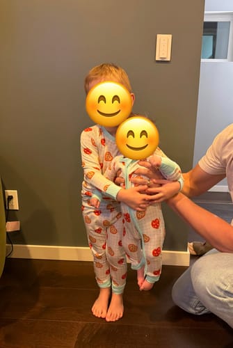 Customer photo review of Pizza My Heart Two-Piece Pajamas