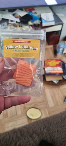 Customer photo review of Yellow Lebanese THC-A Hash