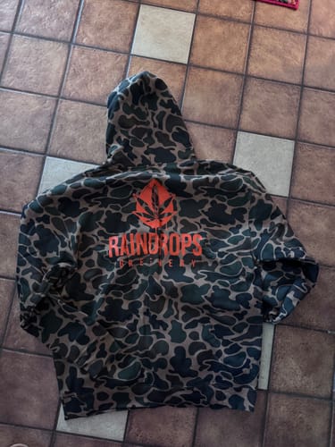 Customer photo review of Custom Heavyweight Camo-Styled Hoodie - IND4000