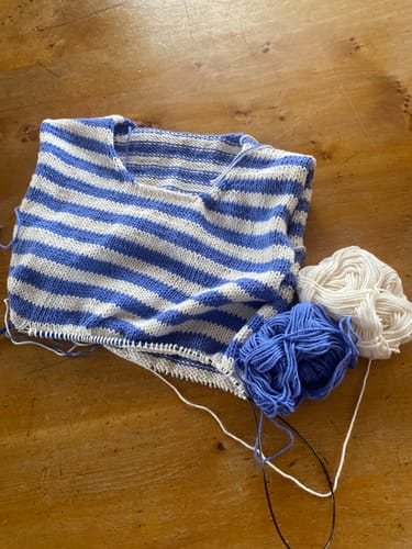 Customer photo review of Wren 8 ply Cotton Fiddlesticks