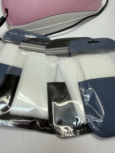 Customer photo review of Fiberglass Nail Wrap Kit