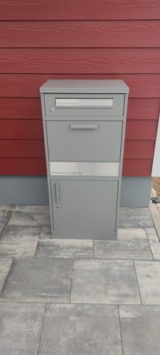 Customer photo review of Variante: mit Namensschild am Briefschlitz