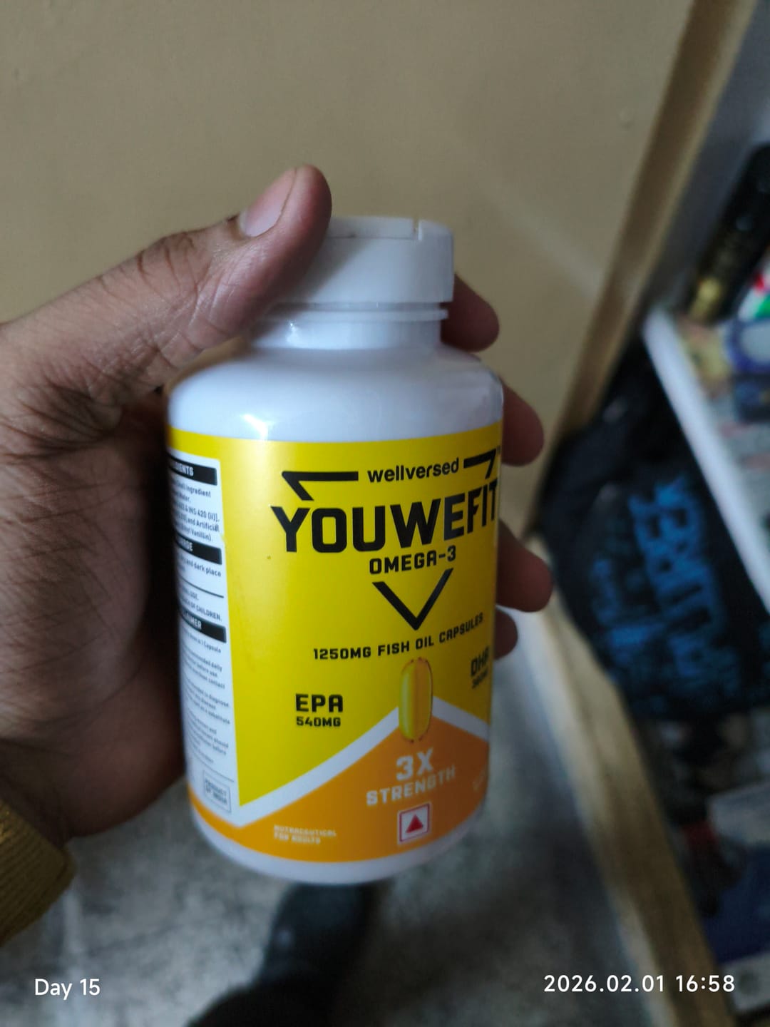 Customer photo review of YouWeFit Omega-3 Fish Oil (90 Capsules), 1250mg