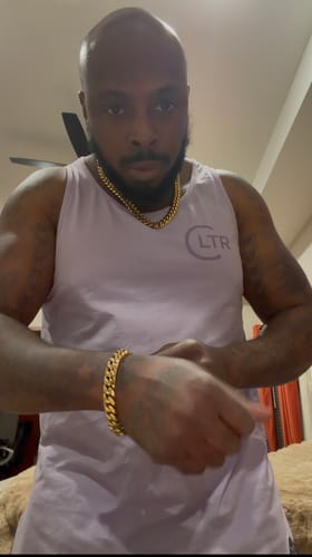 Customer photo review of Cuban Link Set 12MM