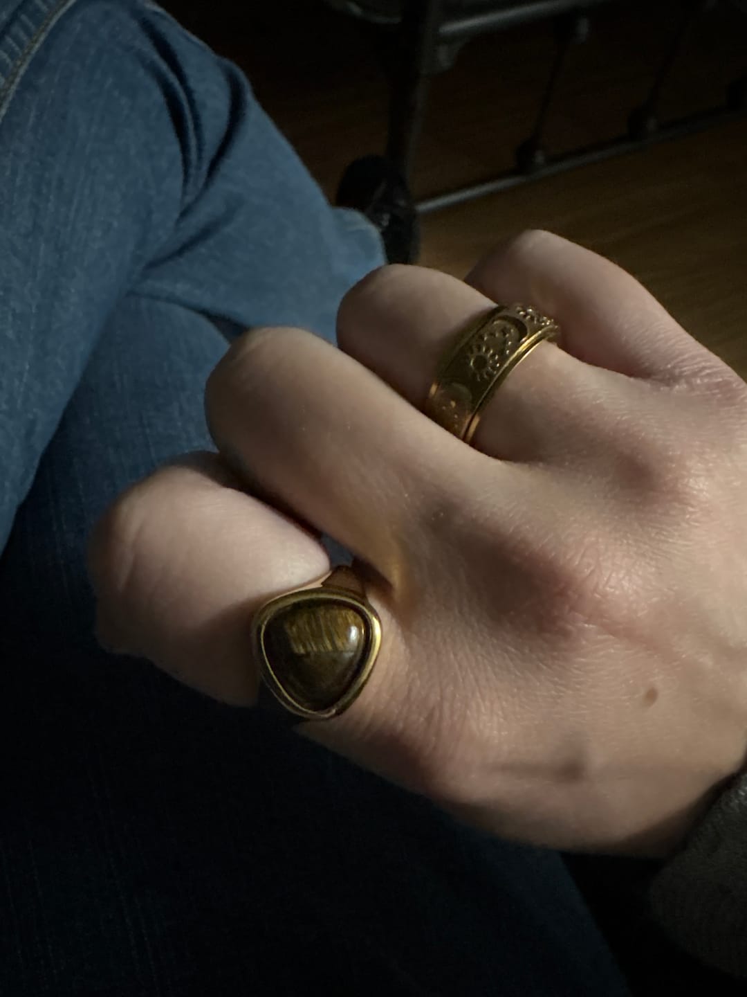Customer photo review of Alaula Gemstone Bold Ring (Bundle)