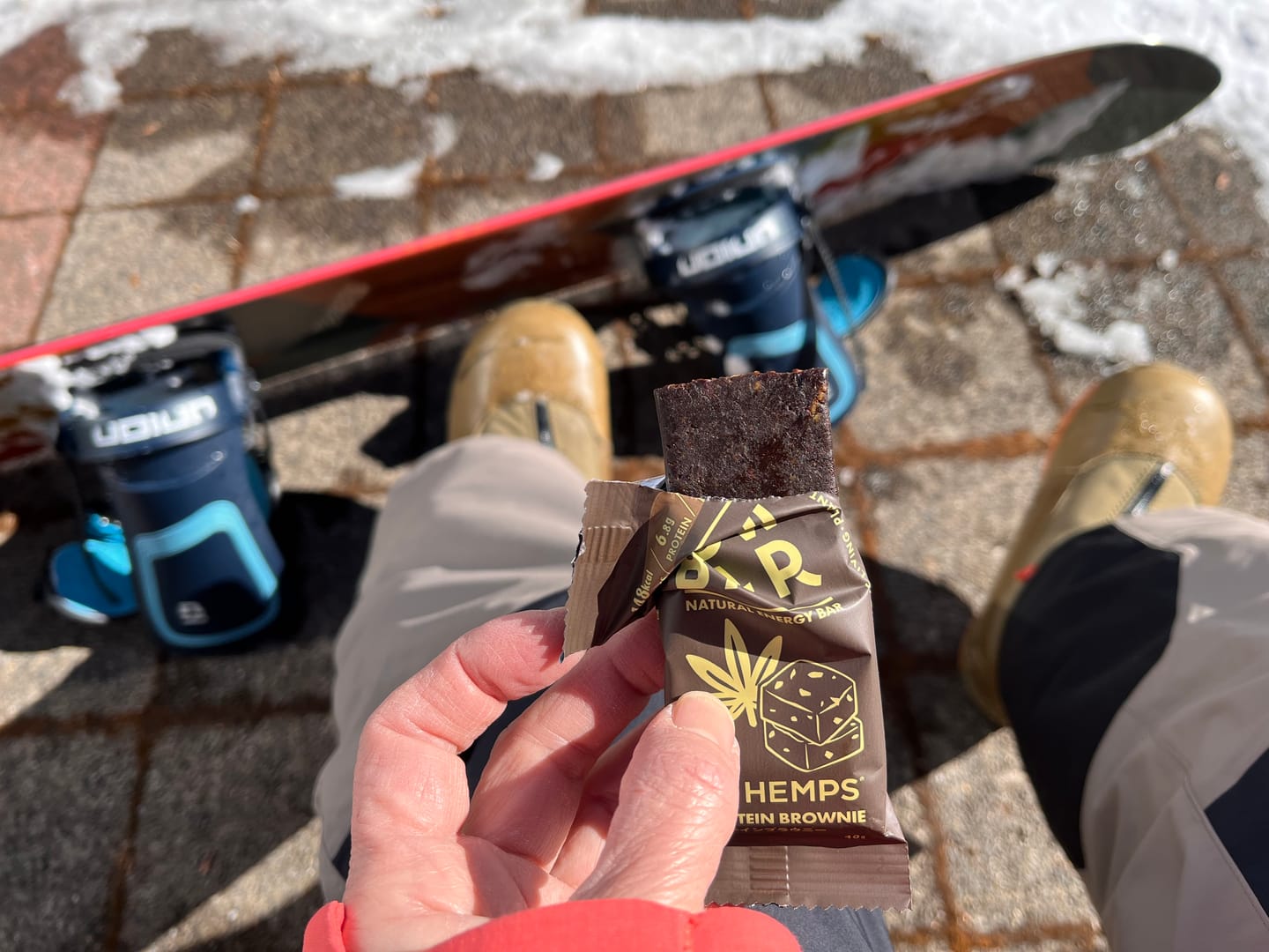 Customer photo review of ➕HEMPS PROTEIN BROWNIE