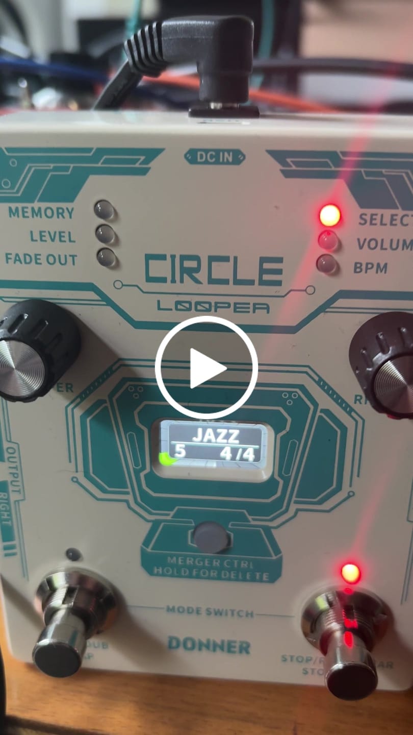 Customer video review of Donner Circle Looper Guitar Pedal