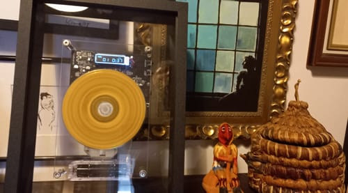 Customer photo review of M1 Music Frame CD Player