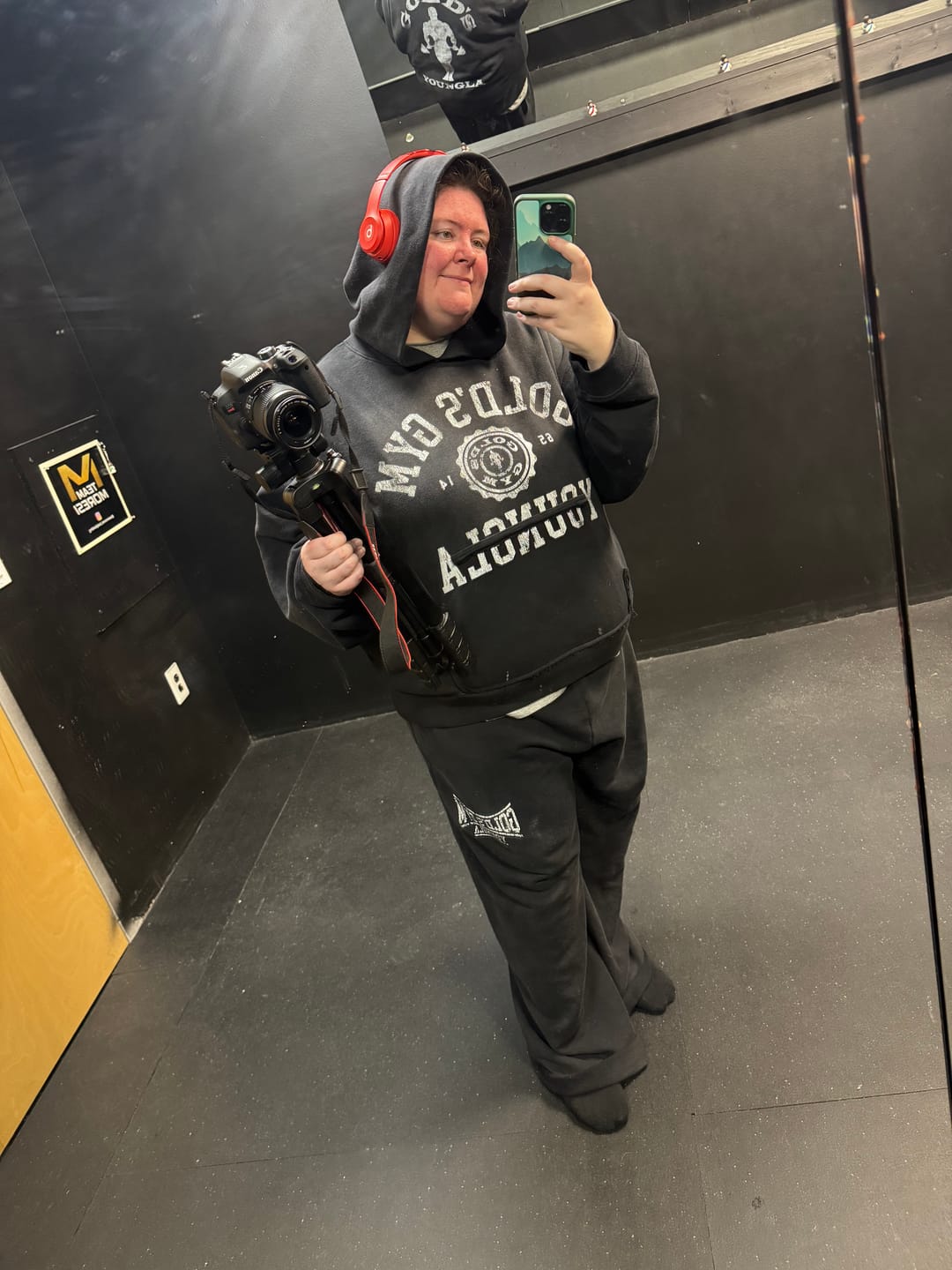 Customer photo review of 5167 - Gold's Iron Legacy Crest Hoodies