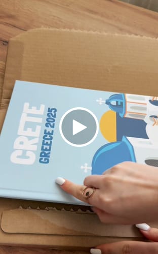 Customer video review of Custom Travel Book