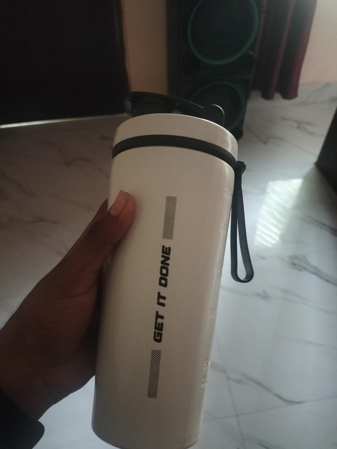 Customer photo review of Wellcore - Micronised Creatine Monohydrate (83 Servings, Fruit Fusion) + Premium Steel Shaker