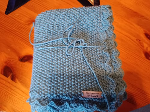 Customer photo review of Kunstleder-Labels mit Monogramm, verschiedene Formate und Farben