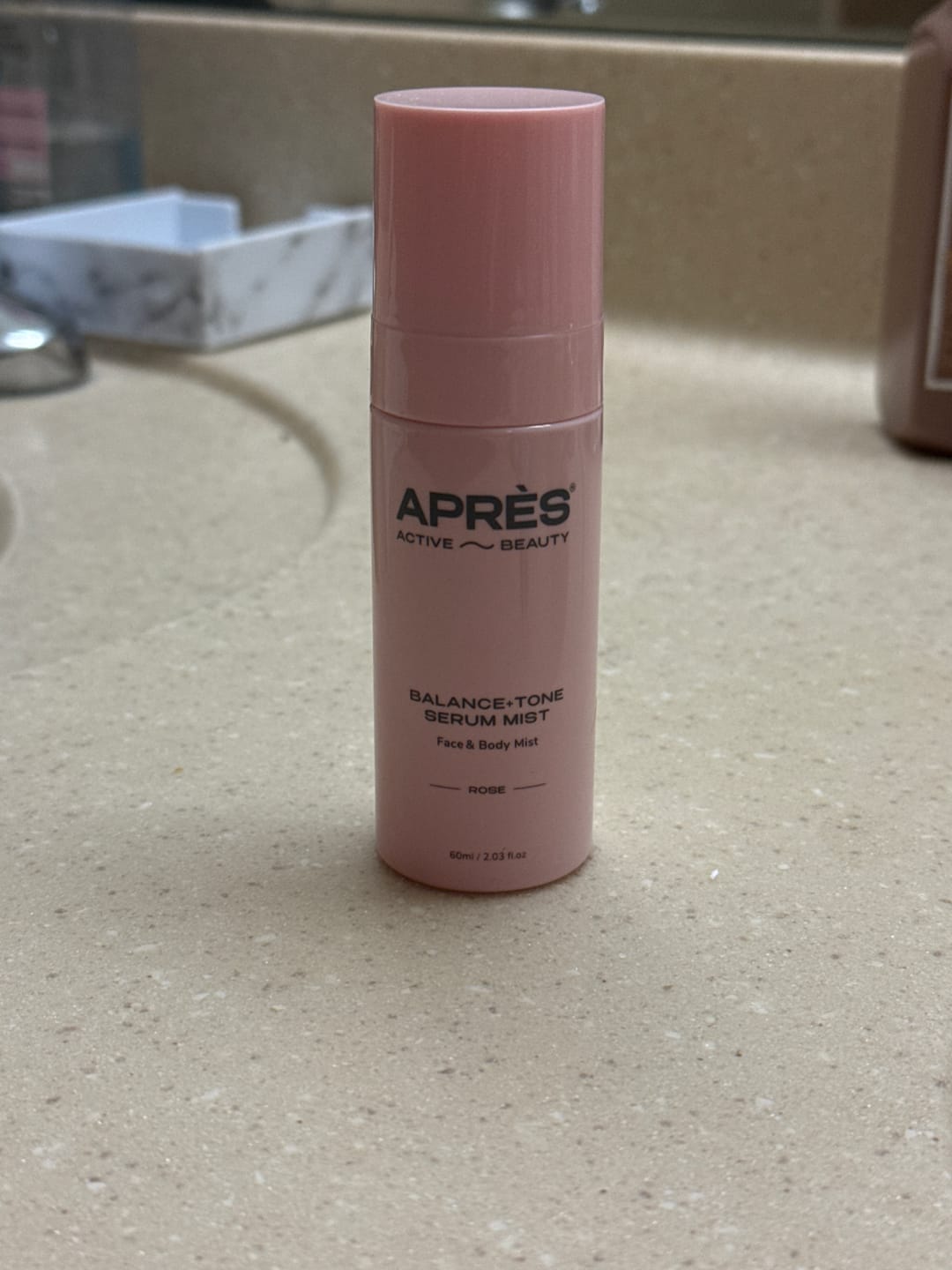 Customer photo review of Balancing Serum Face + Body Mist