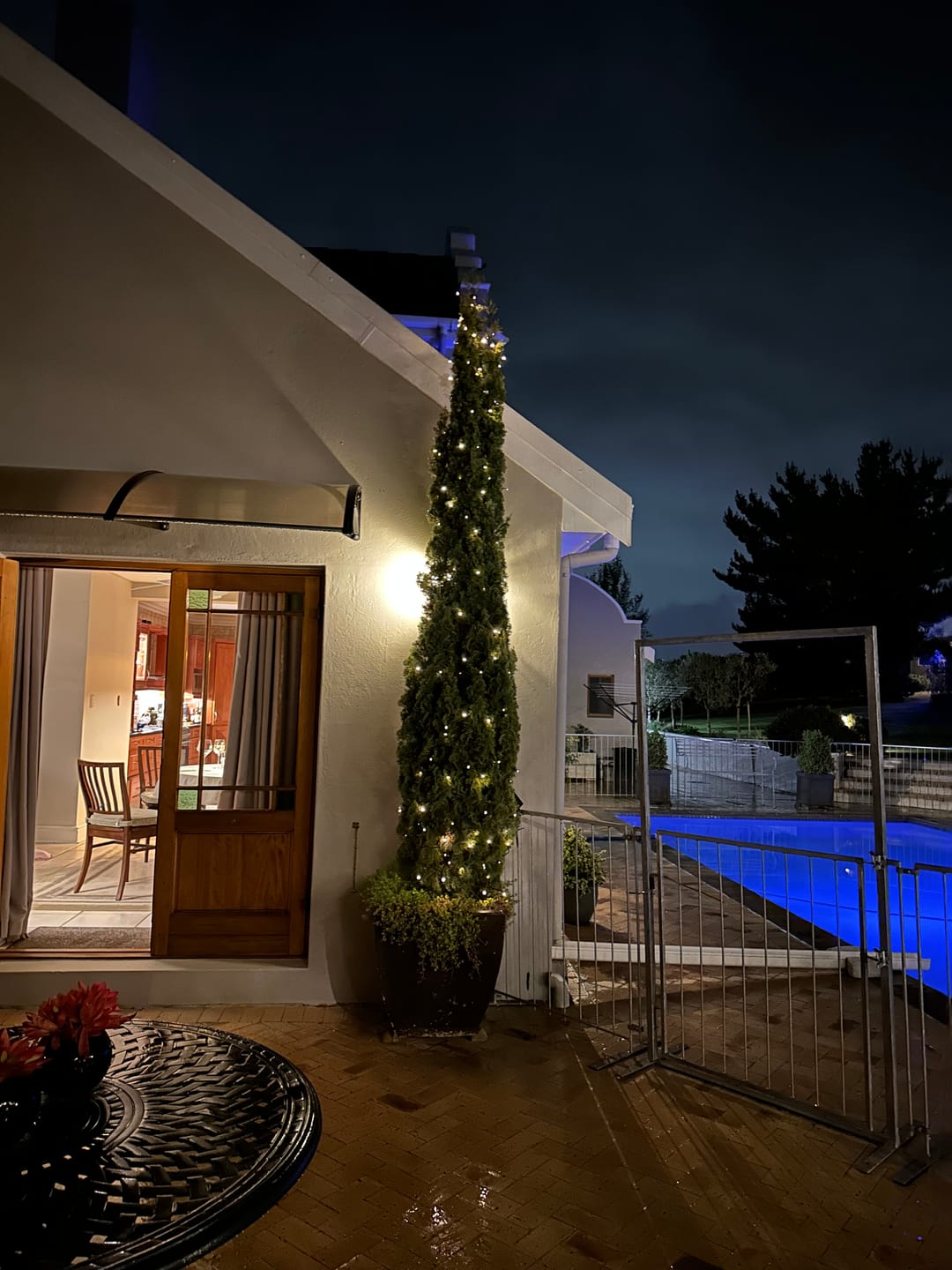Customer photo review of Outdoor Heavy Duty Fairy Lights 10m Warm White - Black String