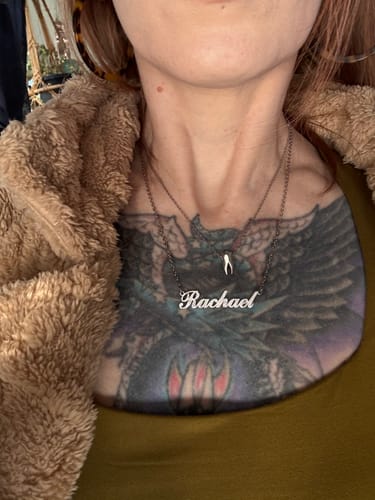 Customer photo review of Personalized Name Necklace