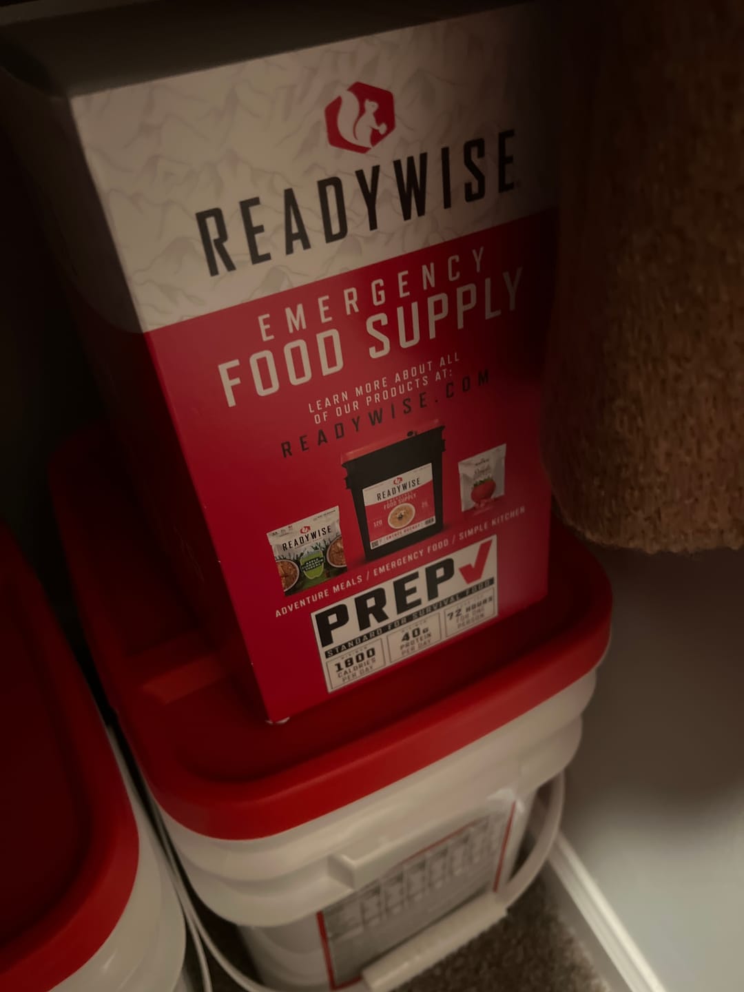 Customer photo review of 72 Hour Food Kit