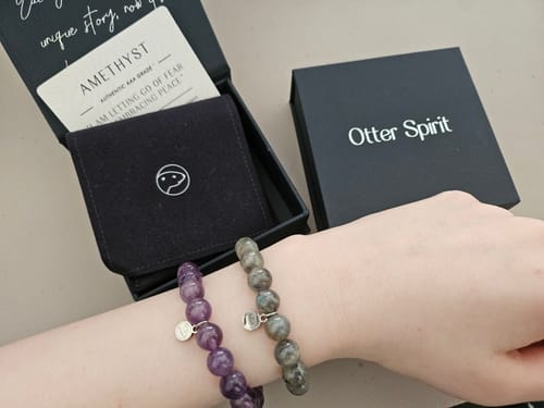 Customer photo review of Labradorite Bracelet