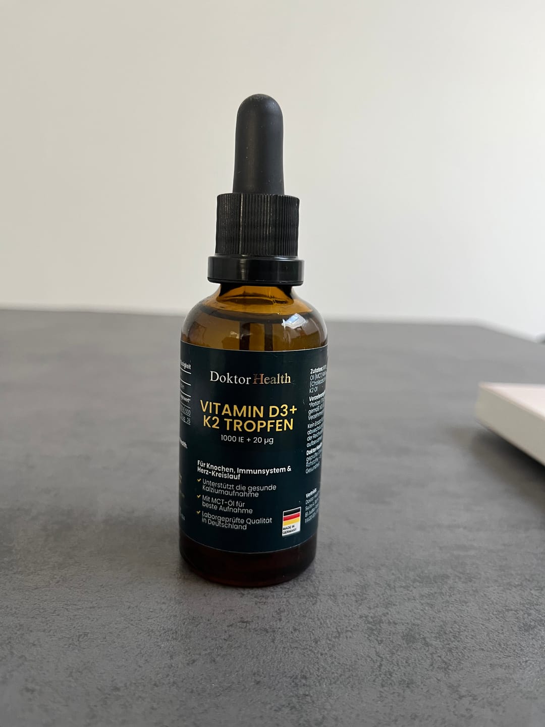 Customer photo review of Vitamin D3 + K2 Tropfen