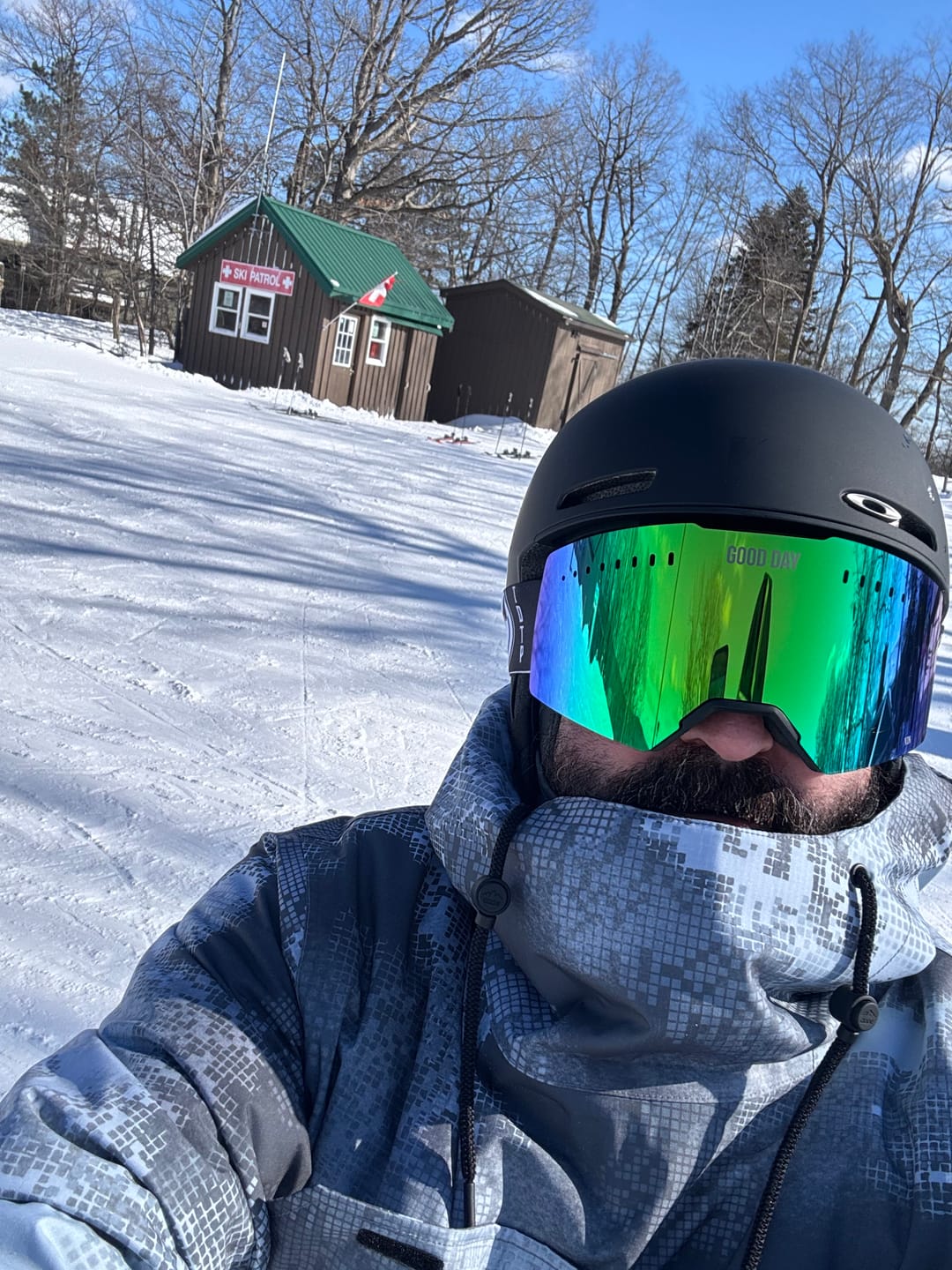Customer photo review of The Valorie Snow Goggle - Shred Green Lens