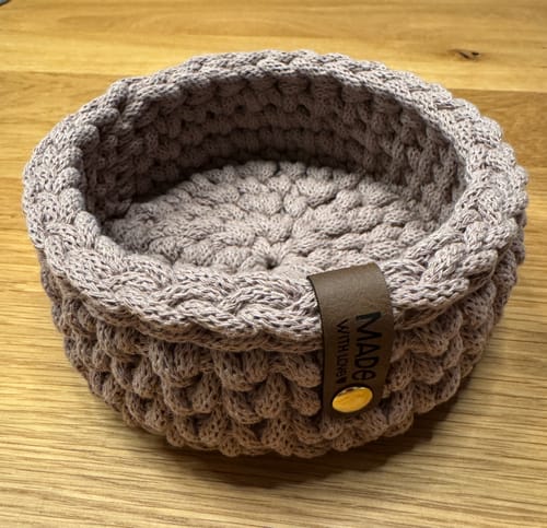 Customer photo review of Label-Set "Made with Love" - Label aus Kunstleder - SLC001