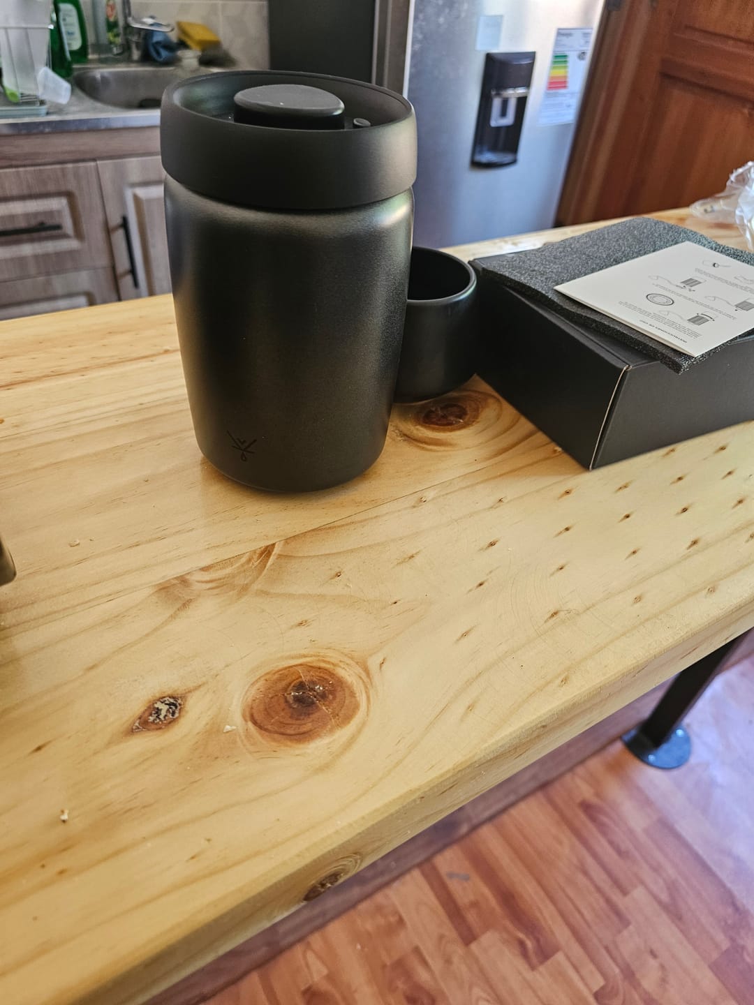 Customer photo review of Contenedor De Café Vacuum Negro 500g