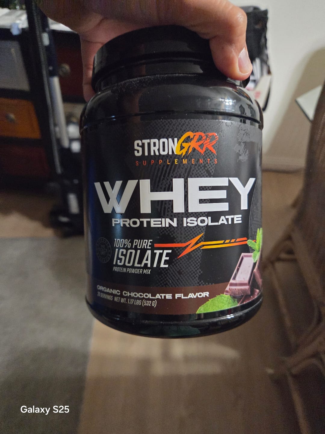 Customer photo review of Whey Protein