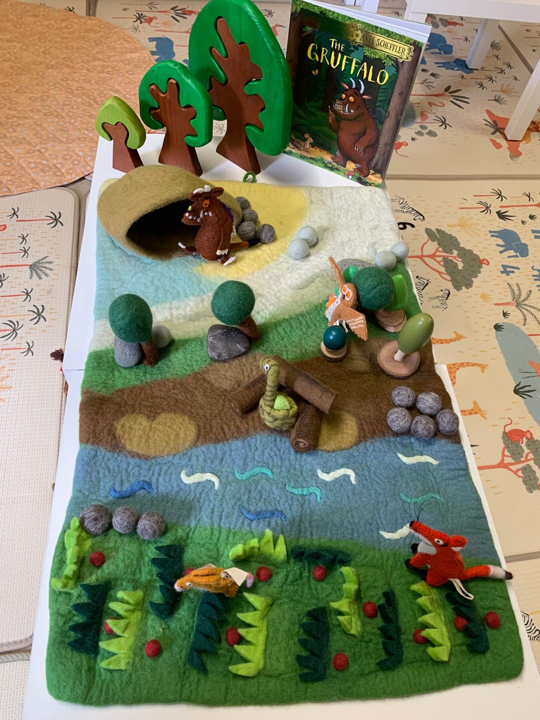 Customer photo review of The Gruffalo® Finger Puppets Set