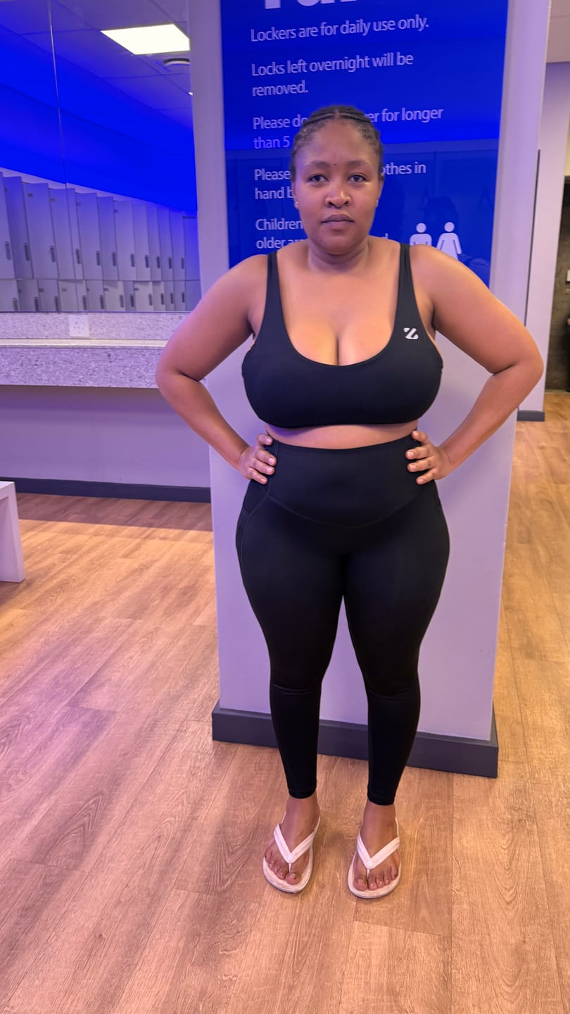 Customer photo review of All Day Workout High Impact Bra